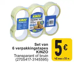 Cora Kinzo set van 6 verpakkingstapes aanbieding