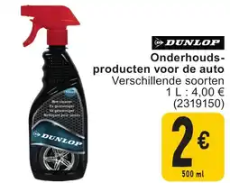 Cora Dunlop onderhouds producten voor de auto aanbieding