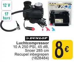 Cora Dunlop luchtcompressor aanbieding