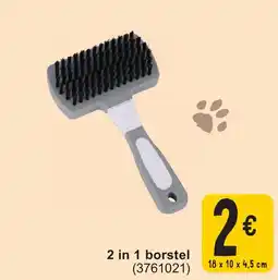 Cora 2 in 1 borstel aanbieding