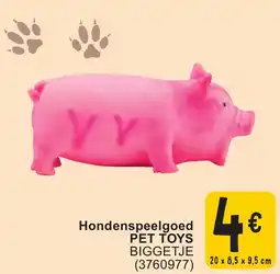 Cora Hondenspeelgoed pet toys biggetje aanbieding