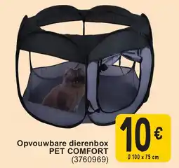 Cora Opvouwbare dierenbox pet comfort aanbieding