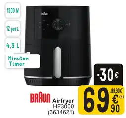 Cora Braun airfryer HF3000 aanbieding