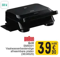Cora Braun grill SM5001 aanbieding