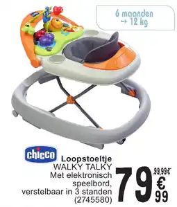 Cora Chicco loopstoeltje walky talky aanbieding