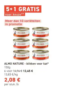Tom&Co Almo nature blikken voor kat aanbieding