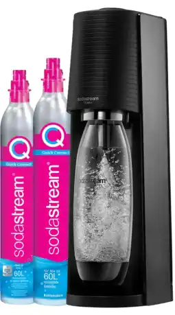 Coolblue SodaStream TERRA Noir + Quick Connect Cylindre de CO2 aanbieding