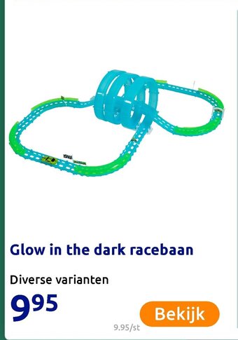Action Glow in the dark racebaan aanbieding
