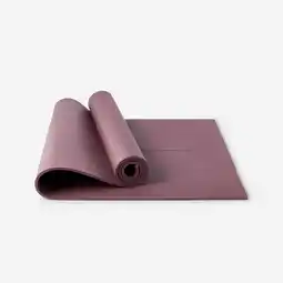 Decathlon Yogamat voor zachte yoga Comfort 173 cm x 61 cm x 8 mm bordeaux aanbieding