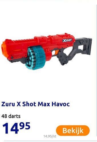 Action Zuru X Shot Max Havoc aanbieding