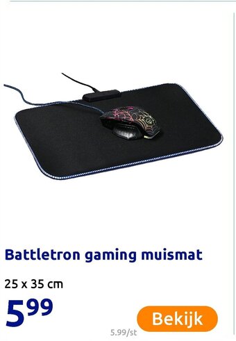 Action Battletron gaming muismat aanbieding