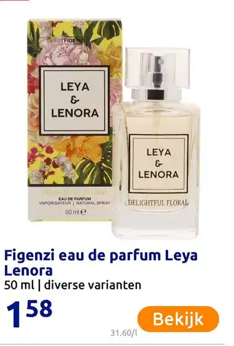 Action Figenzie eau de parfum leya lenora 50ml aanbieding
