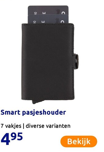 Action Smart pasjeshouder aanbieding