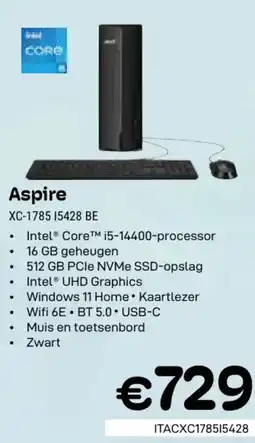 CompuDeals Aspire XC-1785 15428 BE aanbieding