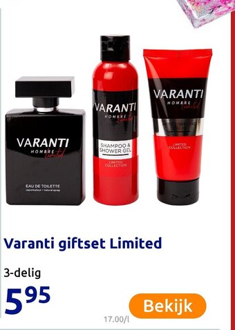 Action Varanti giftset Limited aanbieding