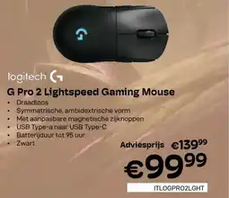 CompuDeals Logitech G pro 2 lightspeed gaming mouse aanbieding