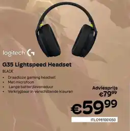 CompuDeals Logitech G G35 Lightspeed Headset aanbieding