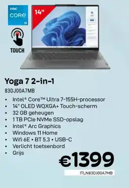 CompuDeals Yoga 7 2-in-1 83DJ00A7MB aanbieding