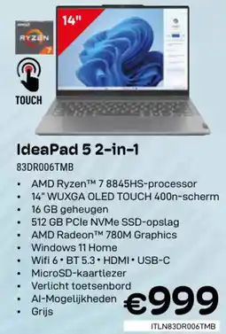 CompuDeals IdeaPad 5 2-in-1 83DR006TMB aanbieding