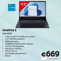CompuDeals IdeaPad 3 82RL00B9M aanbieding
