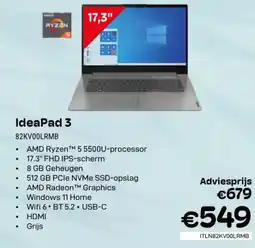 CompuDeals IdeaPad 3 82KV00LRMB aanbieding