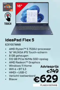 CompuDeals IdeaPad Flex 5 82XY007MMB aanbieding