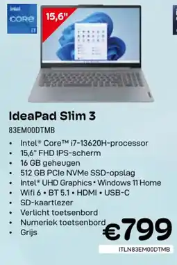 CompuDeals IdeaPad Slim 3 83EMOODTMB aanbieding
