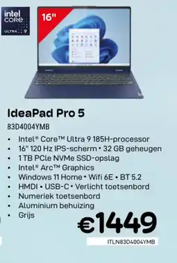 CompuDeals IdeaPad Pro 5 83D4004YMB aanbieding
