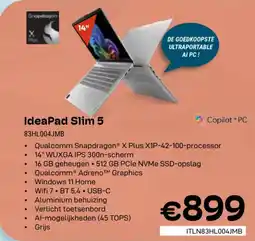 CompuDeals IdeaPad Slim 5 83HL004JMB aanbieding