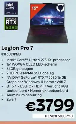 CompuDeals Legion Pro 7 83F5003PMB aanbieding