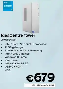 CompuDeals IdeaCentre Tower 90XW0048MH aanbieding