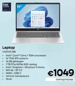 CompuDeals Laptop 14-EP1011NB aanbieding