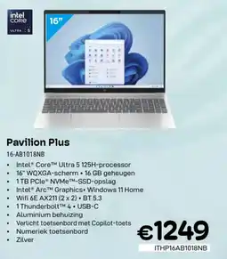 CompuDeals Pavilion Plus 16-AB1018NB aanbieding