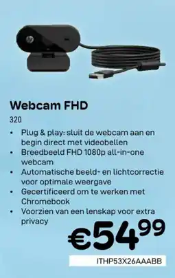 CompuDeals Webcam FHD 320 aanbieding