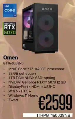 CompuDeals Omen GT16-0038NB aanbieding