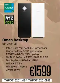 CompuDeals Omen Desktop GT15-2011NB aanbieding
