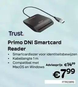 CompuDeals Trust Primo DNI Smartcard Reader aanbieding