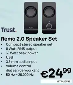 CompuDeals Trust. Remo 2.0 Speaker Set aanbieding
