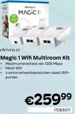 CompuDeals Devolo Magic 1 Wifi Multiroom Kit aanbieding