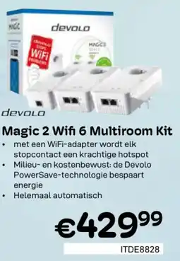 CompuDeals devolo Magic 2 Wifi 6 Multiroom Kit aanbieding