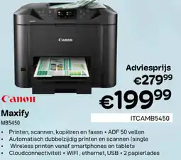 CompuDeals Canon Maxify MB5450 aanbieding
