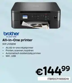 CompuDeals brother All-In-One printer DCP-J1050DW aanbieding