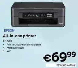 CompuDeals Epson All-in-one printer XP-2200 aanbieding