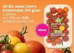 Albert Heijn AH Bio sweet cherry trostomaten aanbieding