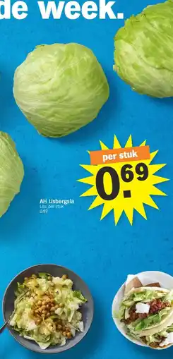 Albert Heijn AH IJsbergsla aanbieding