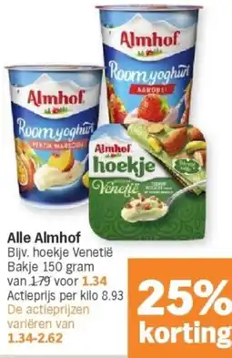 Albert Heijn Alle Almhof aanbieding