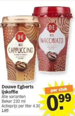 Albert Heijn Douwe Egberts ijskoffie aanbieding