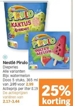 Albert Heijn Nestlé pirulo diepvries aanbieding