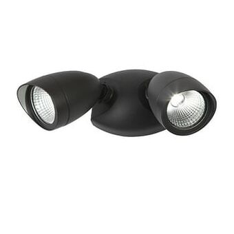 Brico Lutec buiten wandlamp ’Shrimp’ zwart 2x22W aanbieding