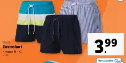Lidl Zwemshort aanbieding
